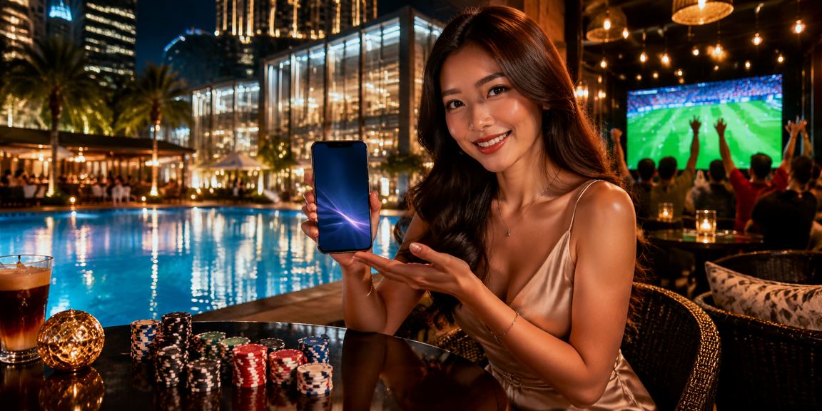 Pemain mudah alih Kuala Lumpur mengakses meja poker kasino dengan lancar di telefon