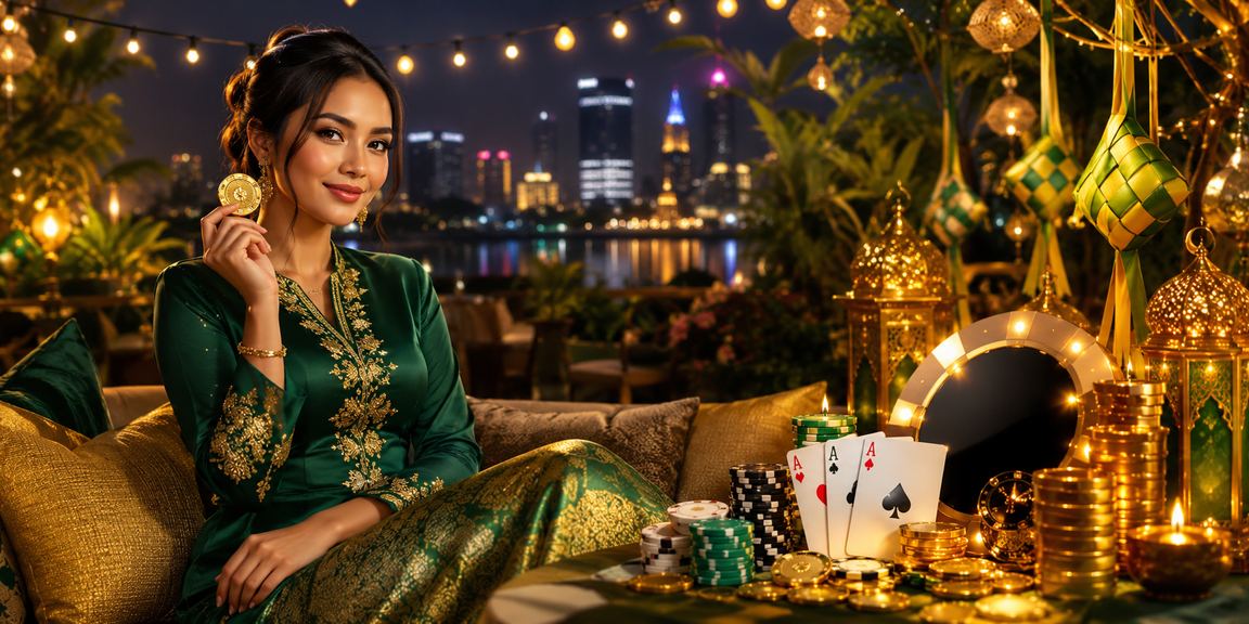 Pemain dari Seremban menikmati permainan kasino semasa perayaan Hari Raya dengan suasana meriah